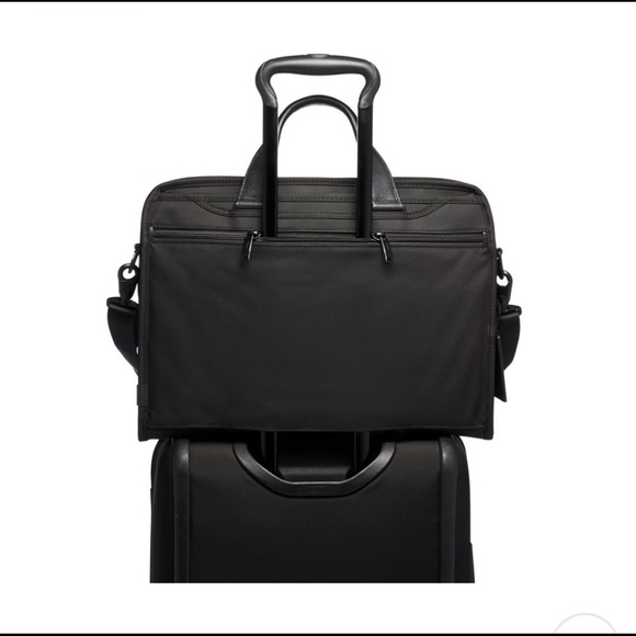 Tumi Ballistic Nylon Alpha Expandable Organizer Laptop Brief - Picture 4 of 14